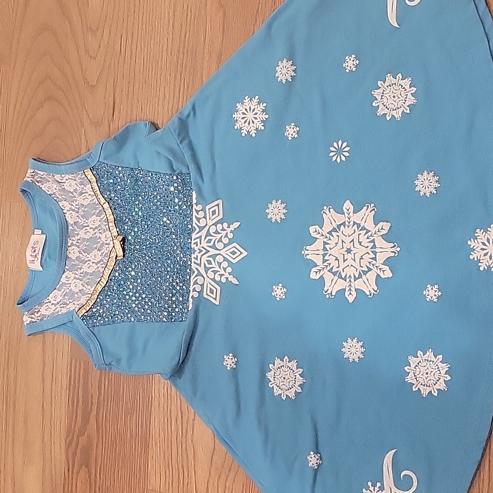 Frozen themed girls dress